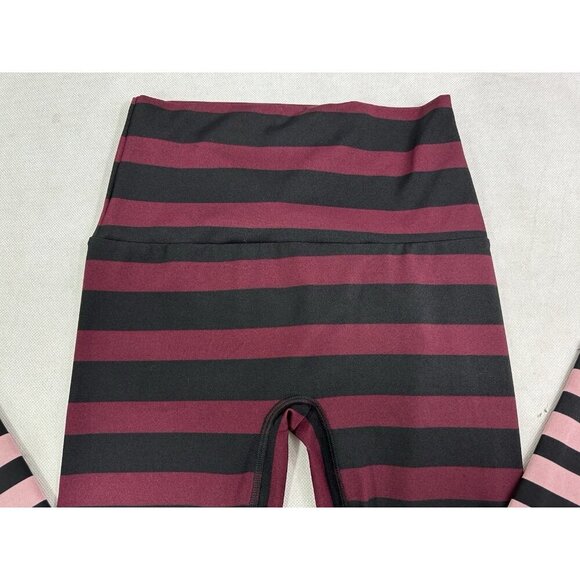 K Deer Cathy Signature Stripe Capri Length High Rise Ombre Leggings Women S Read - Picture 4 of 10